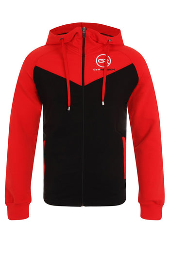 Signature Core Range Zip Hoodie - Red & Black