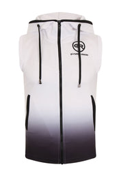 Urban Range Gradient Sleeveless Jacket - White/Black