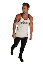 Signature Core Range Stringer Vest - White & Black