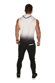 Urban Range Gradient Sleeveless Jacket - White/Black