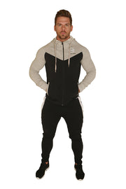 Signature Core Range Zip Hoodie - Grey & Black