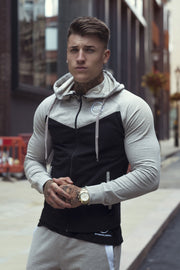 Signature Core Range Zip Hoodie - Grey & Black